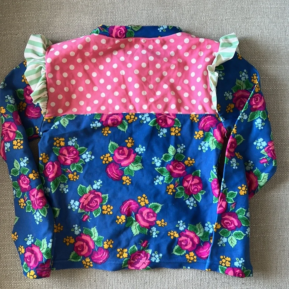 Matilda Jane Floral Rash Guard Size 2